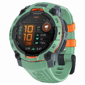 Умные часы Garmin Instinct 3, 45 мм,  AMOLED, Neo Tropic, зеленый